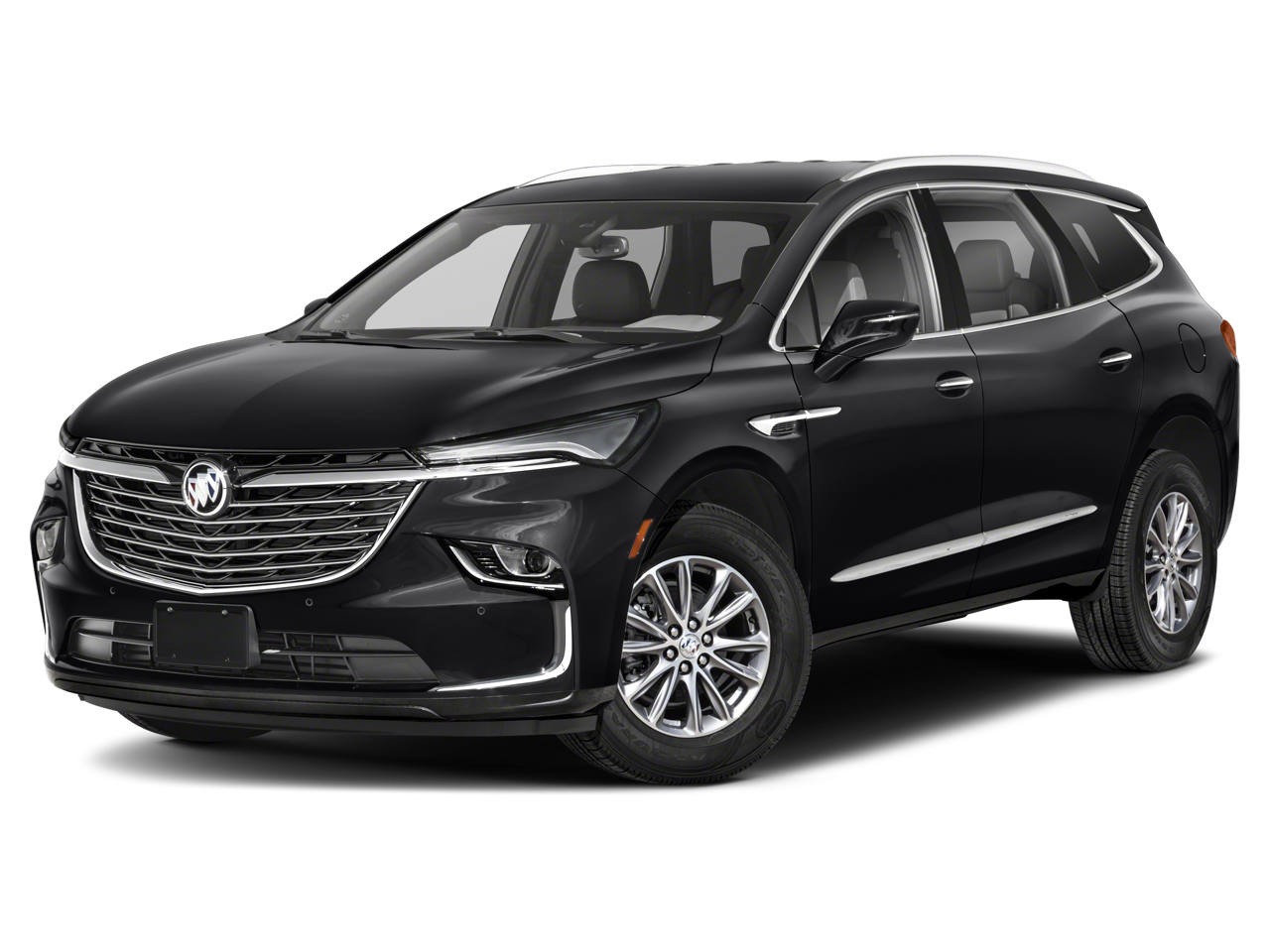 2023 Buick Enclave Essence in Cherry Red Tintcoat — front three-quarter view