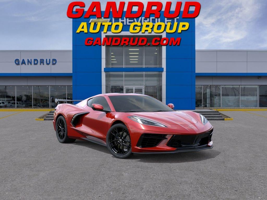 2026 Chevrolet Corvette Stingray 1LT in Red Mist Metallic Tintcoat — front three-quarter view