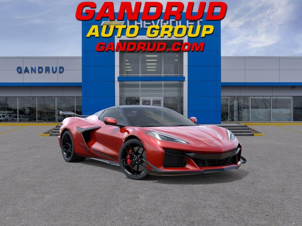 2026 Chevrolet Corvette Z06 2LZ in Red Mist Metallic Tintcoat — front three-quarter view