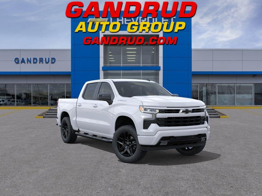 2026 Chevrolet Silverado 1500 RST in Summit White — front three-quarter view