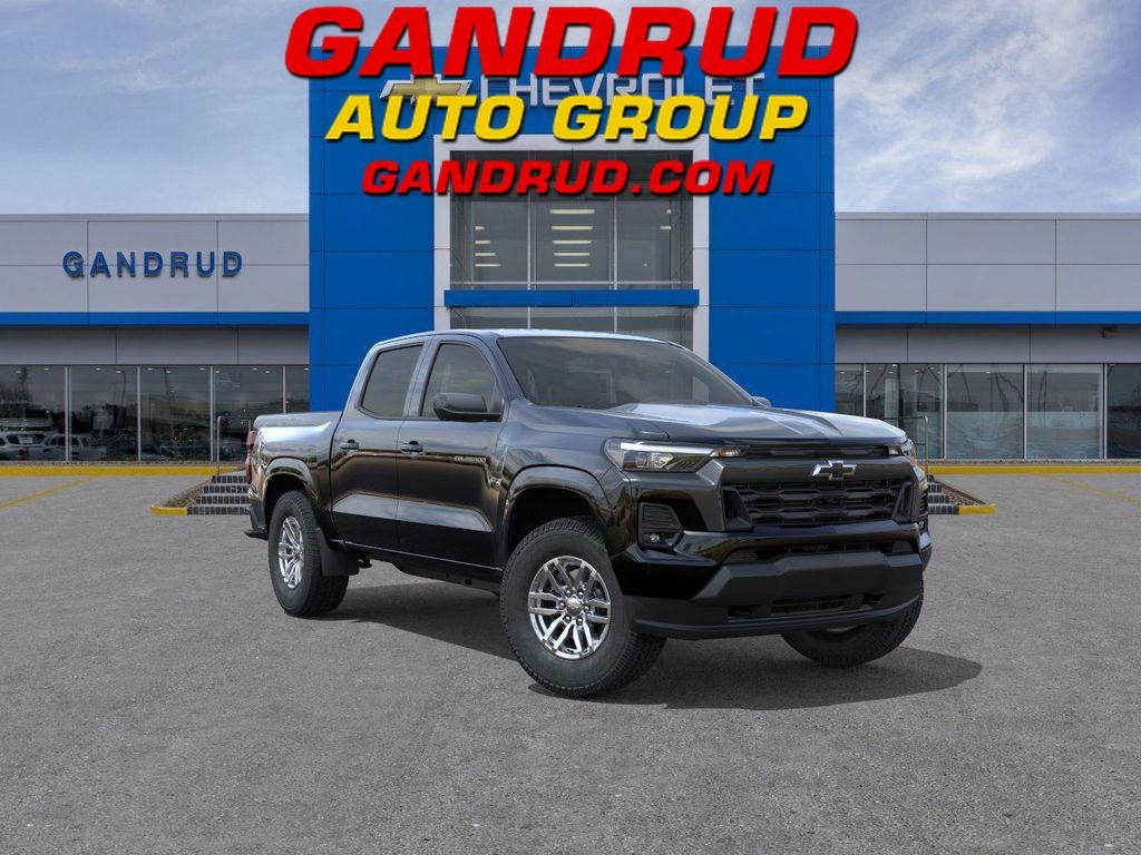 2026 Chevrolet Colorado LT in Black — front three-quarter view