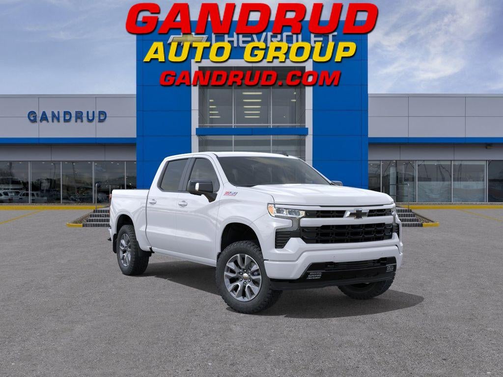 2026 Chevrolet Silverado 1500 RST in Summit White — front three-quarter view