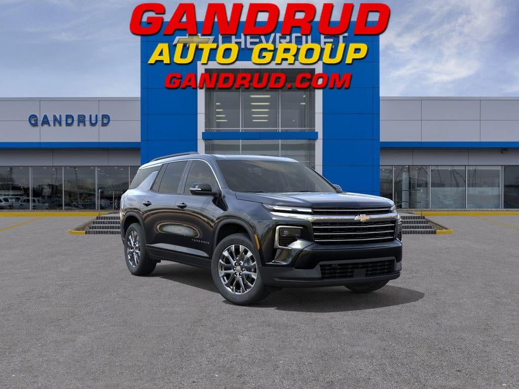 2026 Chevrolet Traverse LT in Mosaic Black Metallic — front three-quarter view