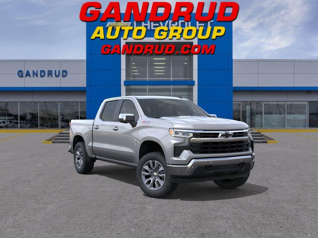 2026 Chevrolet Silverado 1500 LT in Sterling Gray Metallic — front three-quarter view