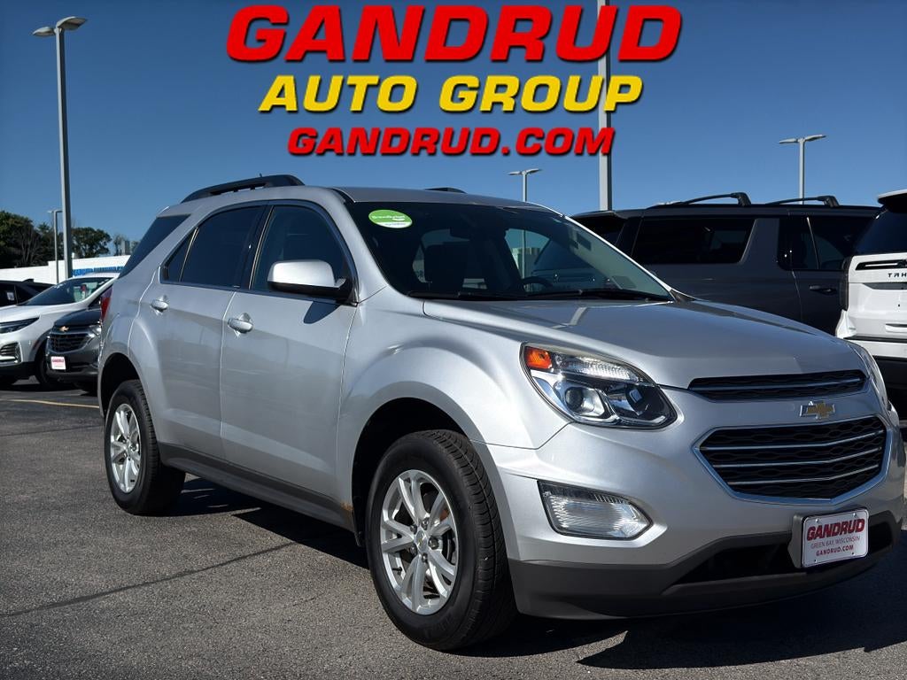 2017 Chevrolet Equinox LT in Silver Ice Metallic — front three-quarter view