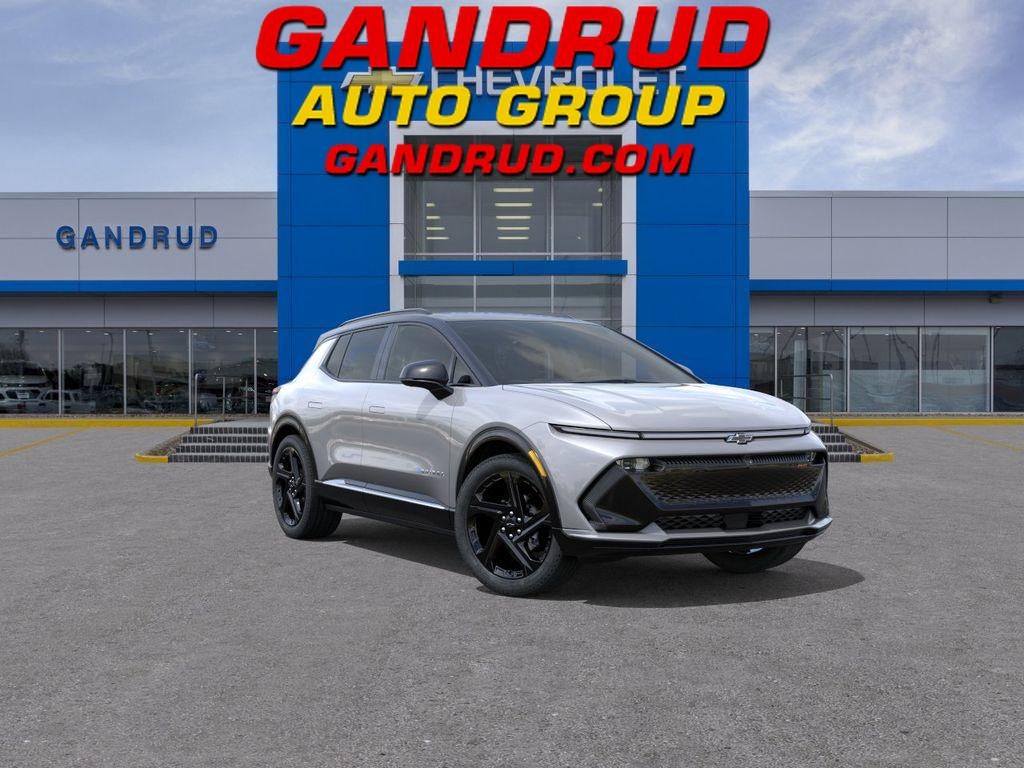 2026 Chevrolet Equinox EV RS in Sterling Gray Metallic — front three-quarter view