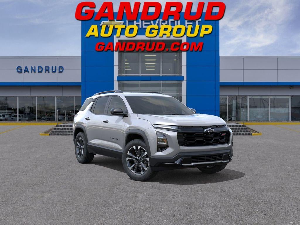 2026 Chevrolet Equinox RS in Sterling Gray Metallic — front three-quarter view