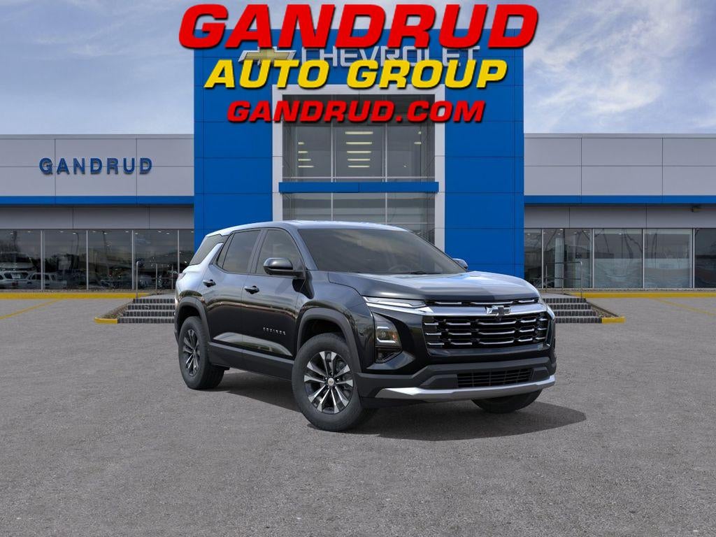 2027 Chevrolet Equinox AWD LT in Mosaic Black Metallic — front three-quarter view