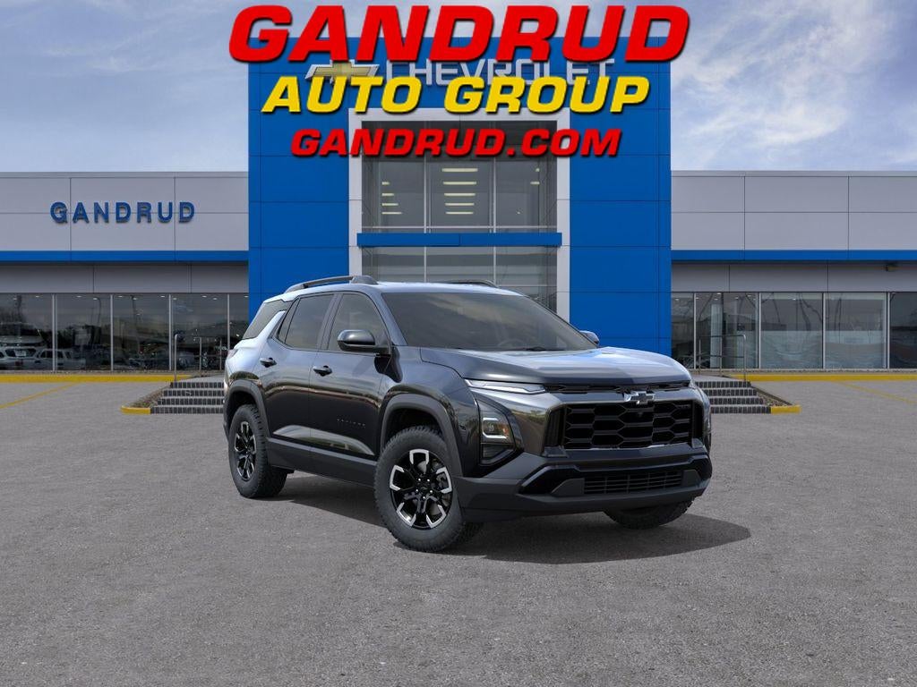 2027 Chevrolet Equinox ACTIV in Mosaic Black Metallic — front three-quarter view
