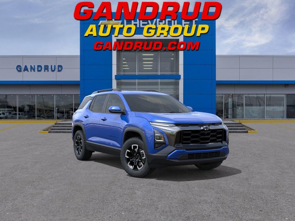 2027 Chevrolet Equinox AWD ACTIV in Reef Blue Metallic — front three-quarter view