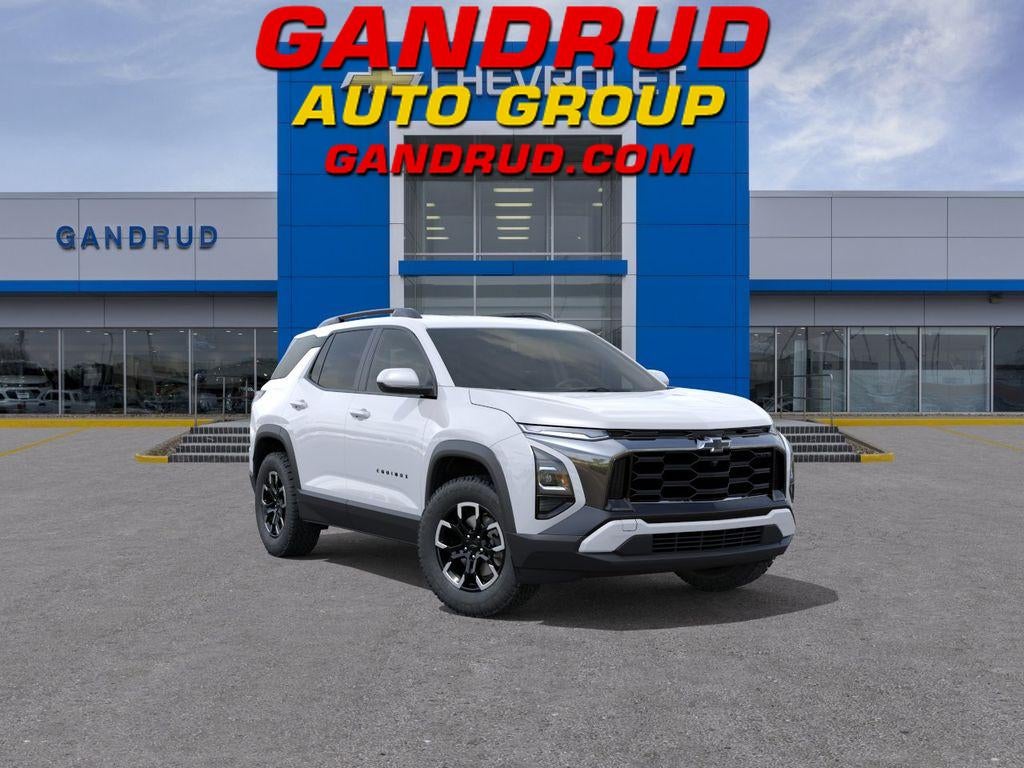 2027 Chevrolet Equinox AWD ACTIV in Polar White Tricoat — front three-quarter view