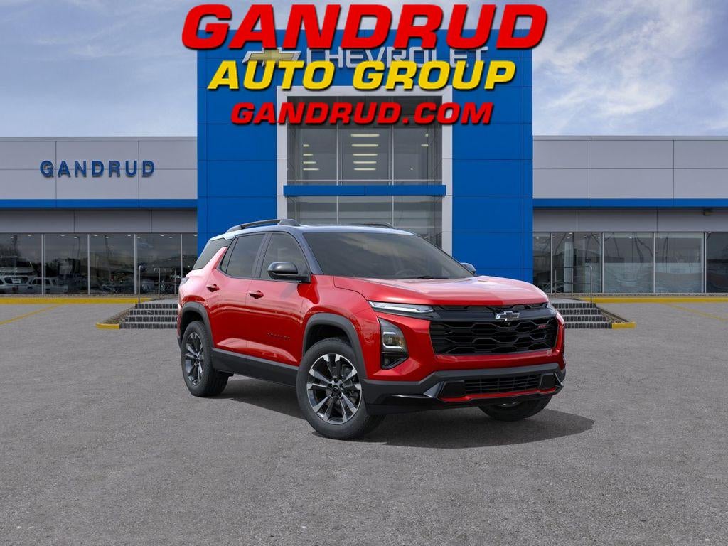 2027 Chevrolet Equinox AWD RS in Radiant Red Tintcoat — front three-quarter view