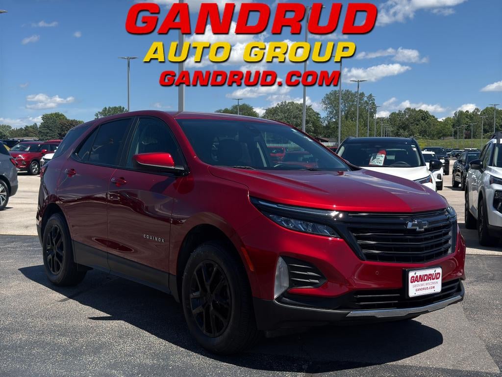 2024 Chevrolet Equinox LT in Radiant Red Tintcoat — front three-quarter view