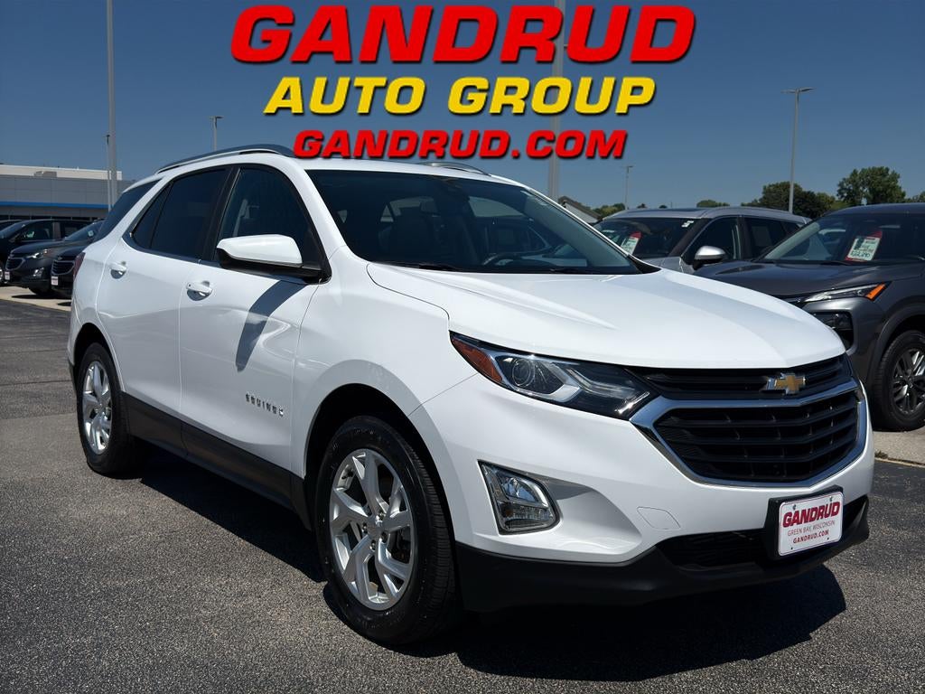 2021 Chevrolet Equinox LT in Summit White — front three-quarter view