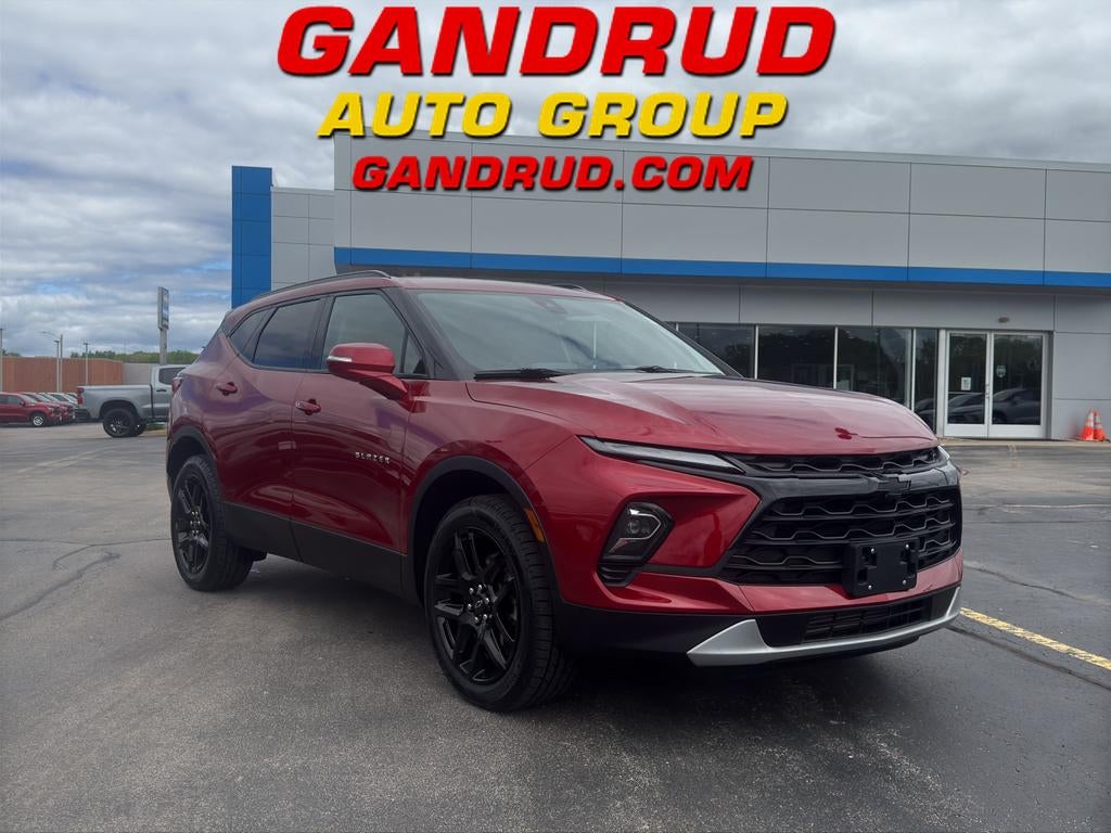 2023 Chevrolet Blazer 3LT in Radiant Red Tintcoat — front three-quarter view