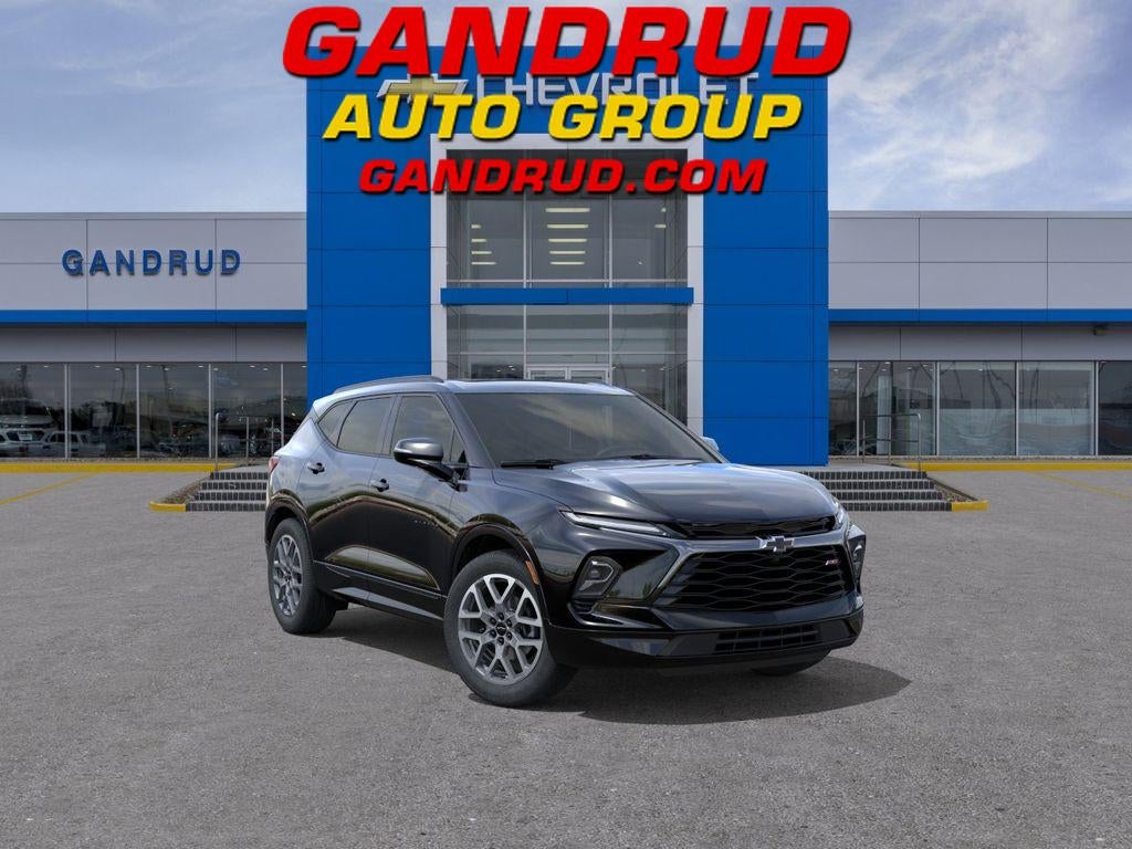 2026 Chevrolet Blazer RS in Black — front three-quarter view