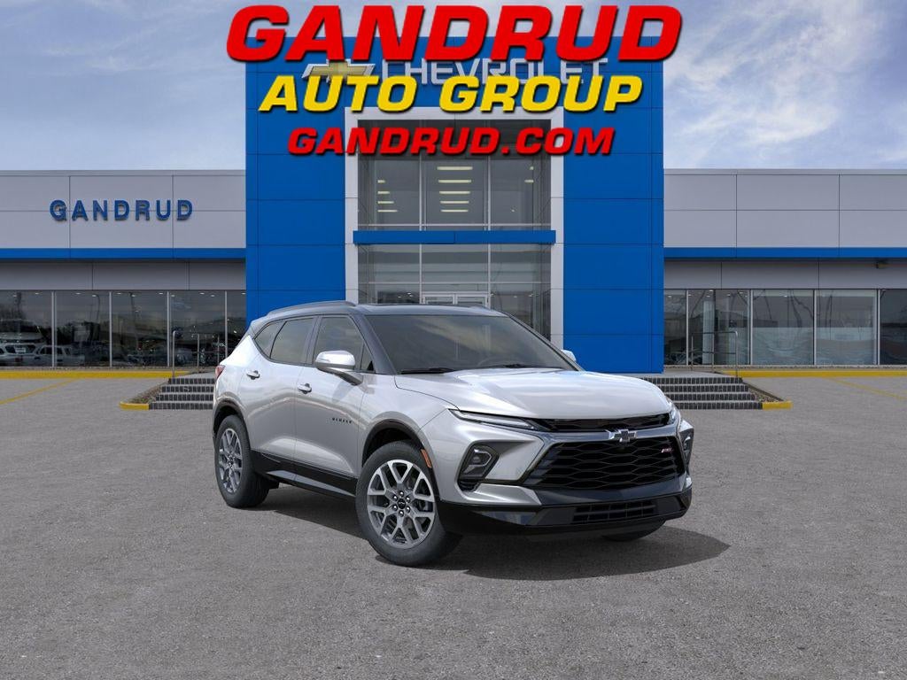 2026 Chevrolet Blazer RS in Sterling Gray Metallic — front three-quarter view