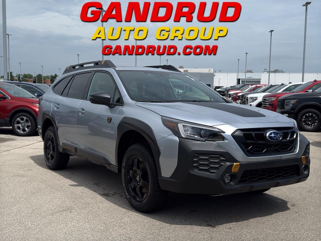 2025 Subaru Outback Wilderness in Silver — front three-quarter view