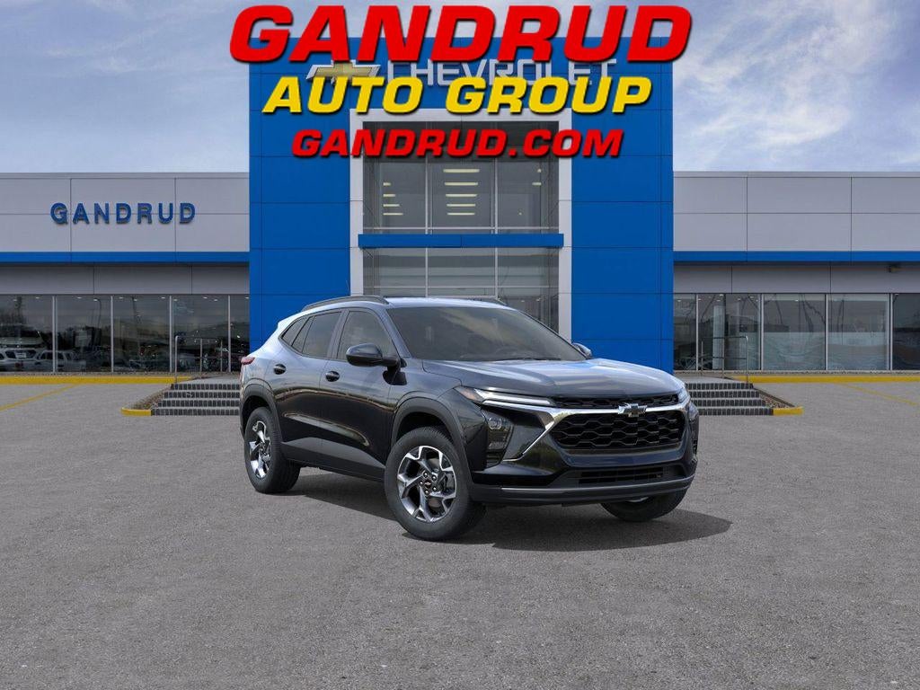 2026 Chevrolet Trax LT in Mosaic Black Metallic — front three-quarter view
