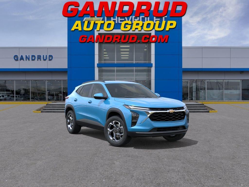 2026 Chevrolet Trax LT in Marina Blue Metallic — front three-quarter view