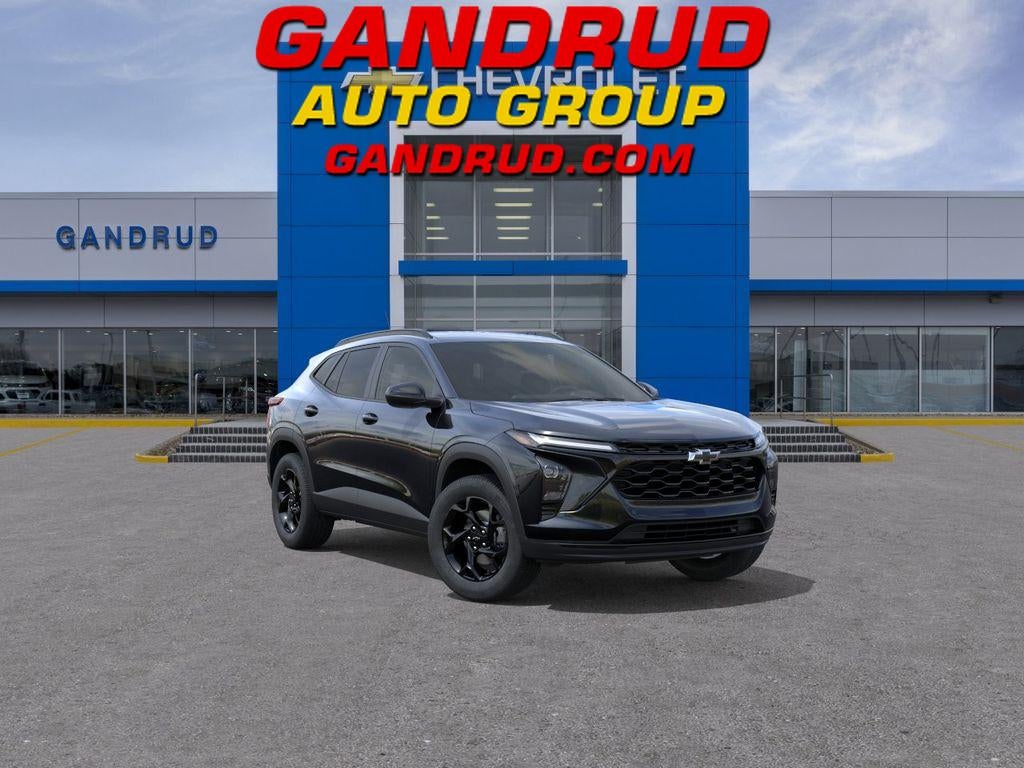 2026 Chevrolet Trax LT in Mosaic Black Metallic — front three-quarter view