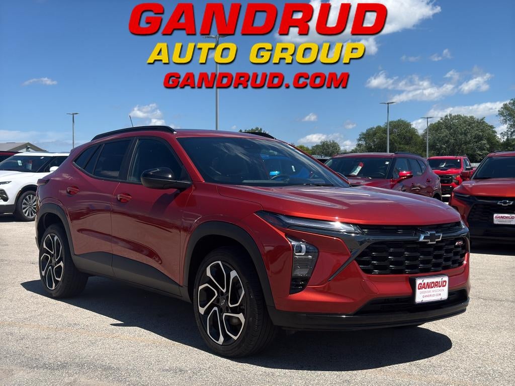 2024 Chevrolet Trax 2RS in Cayenne Orange Metallic — front three-quarter view