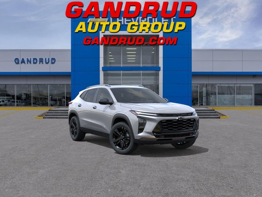 2026 Chevrolet Trax ACTIV in Sterling Gray Metallic — front three-quarter view