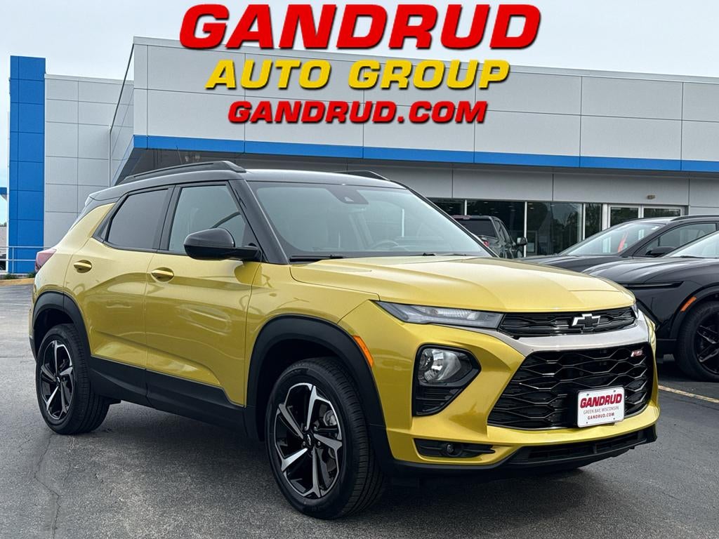 2023 Chevrolet Trailblazer RS in Nitro Yellow Metallic — front three-quarter view